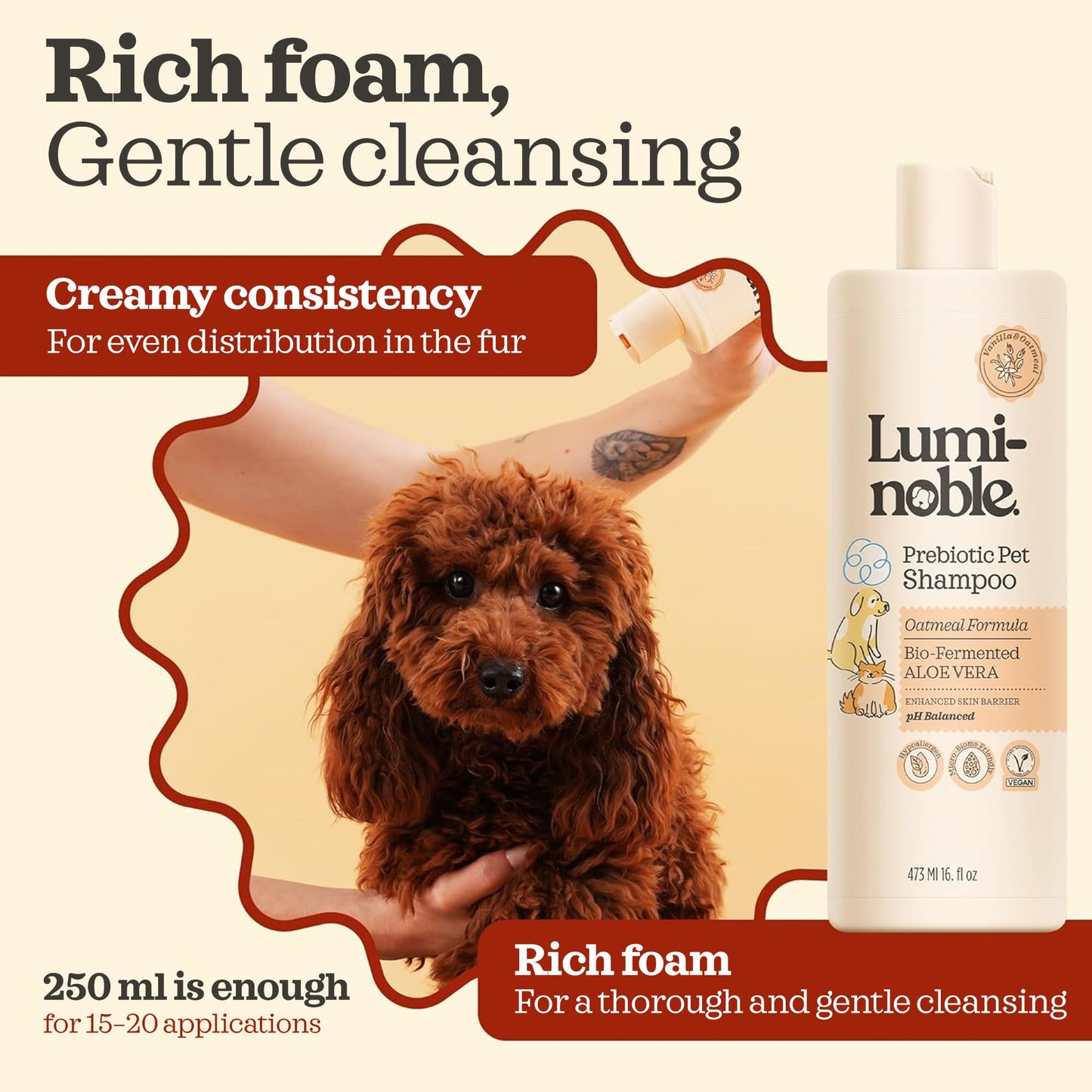 Oatmeal & Vanilla Pet Shampoo