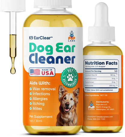 Natural Dog Ear Cleaner – Infection & Irritation Relief