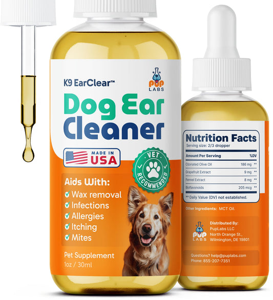 Natural Dog Ear Cleaner – Infection & Irritation Relief