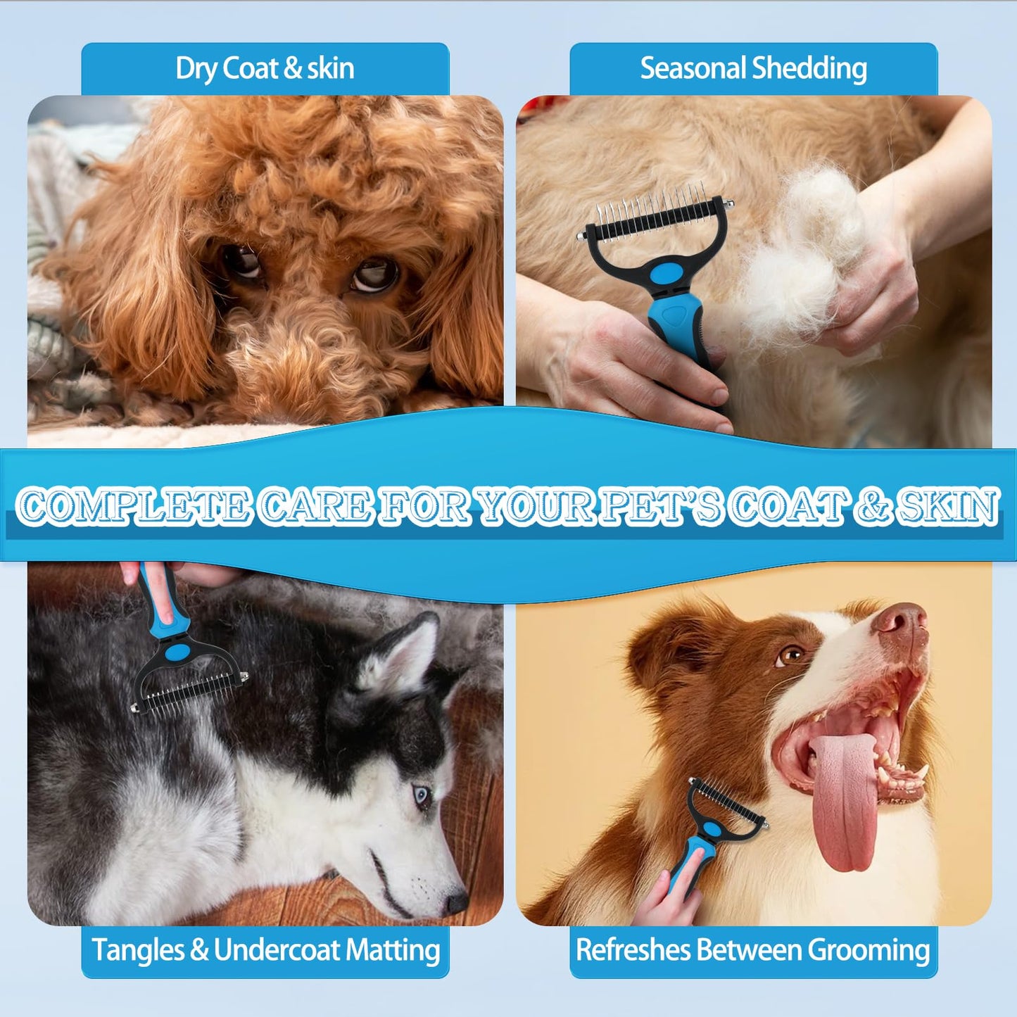 Dog Detangler & Leave-In Conditioner Spray – Lavender Scent
