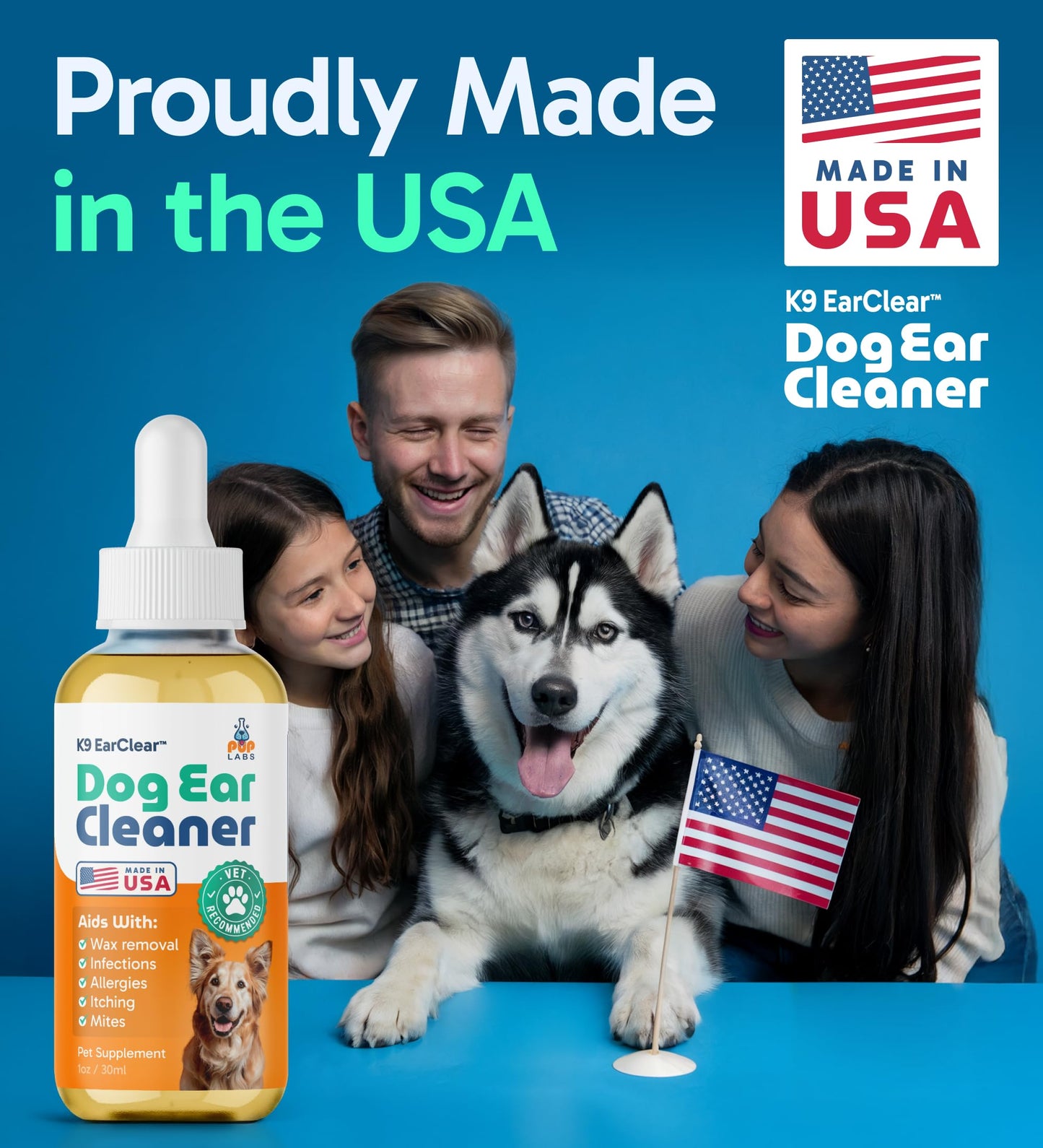 Natural Dog Ear Cleaner – Infection & Irritation Relief