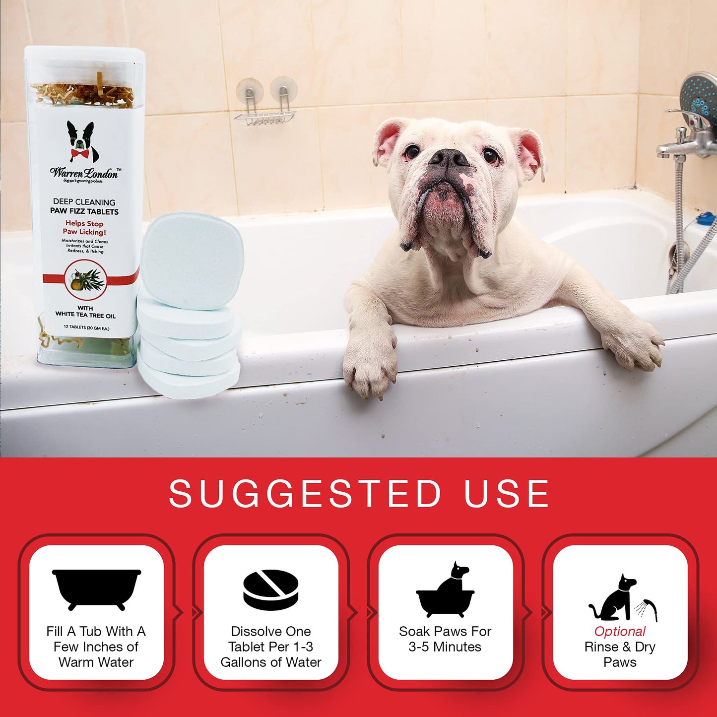 Deep Cleaning Paw Soak – Soothing Paw Care