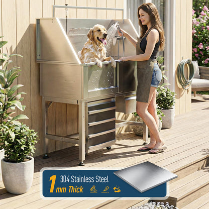 Dog Washing Station – Portable Grooming Bath
