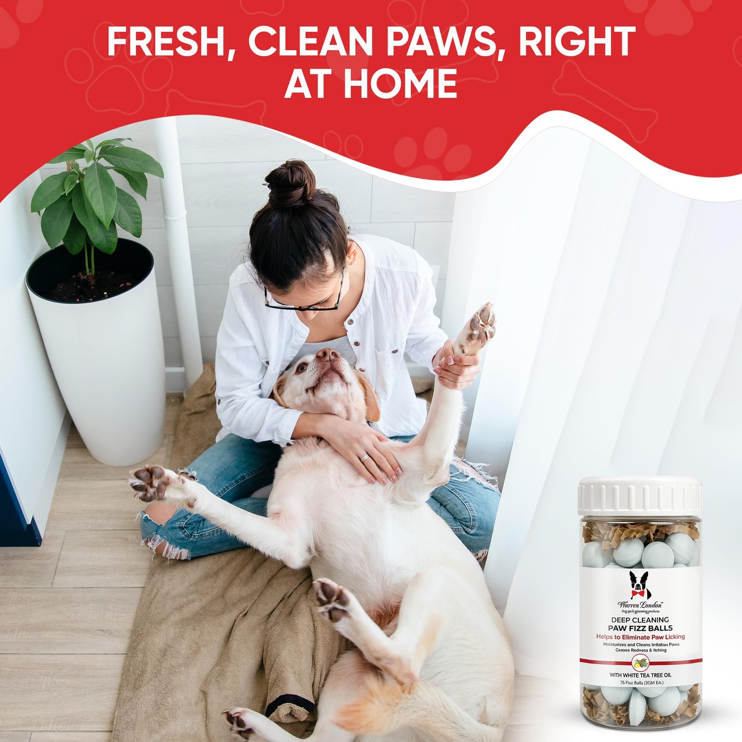 Deep Cleaning Paw Soak – Soothing Paw Care