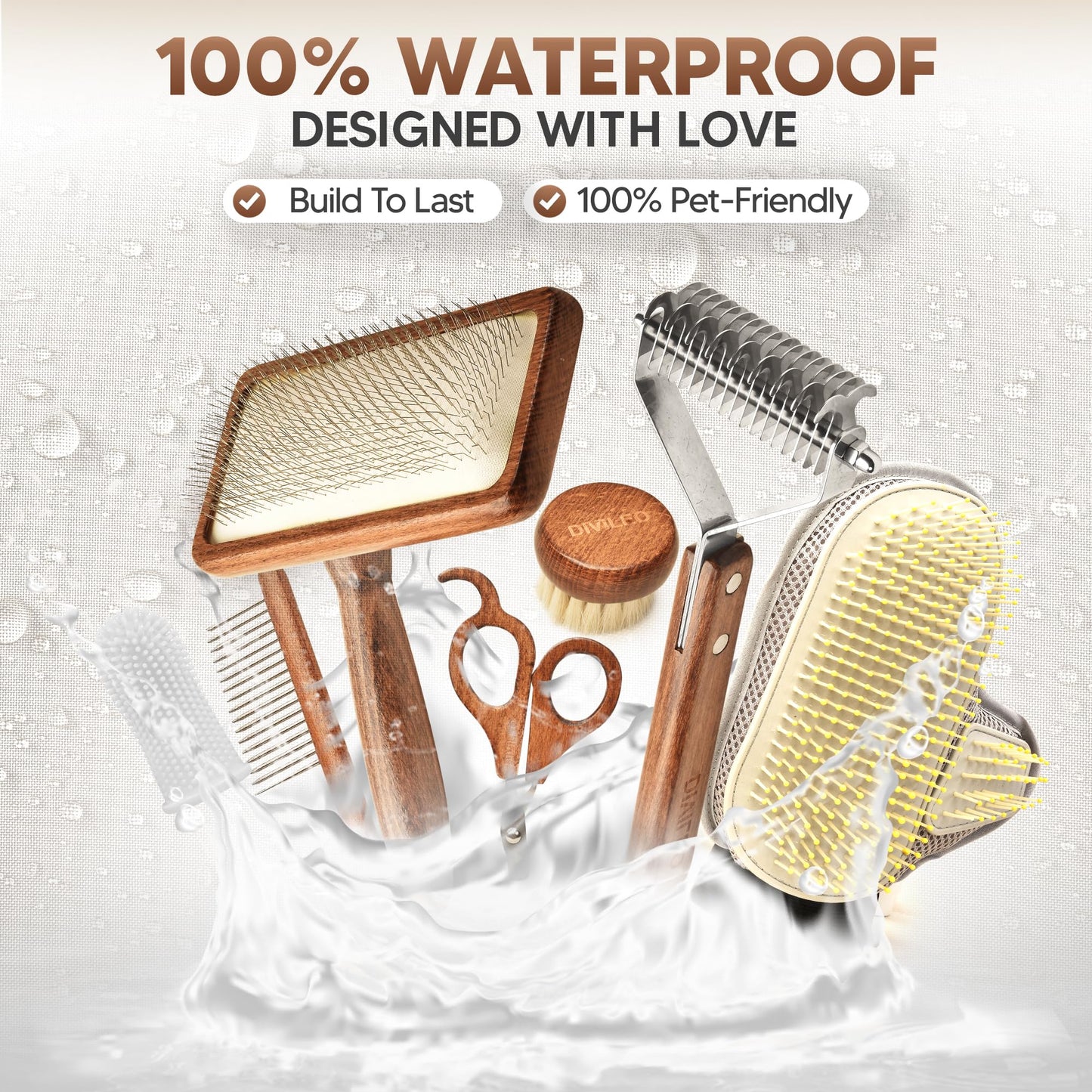 Premium Pet Grooming Kit – Brush, Comb & Nail Care